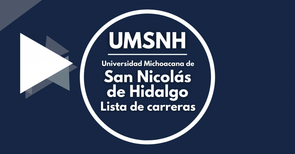 Carreras UMSNH Universidad Michoacana de San Nicolas de Hidalgo oferta educativa