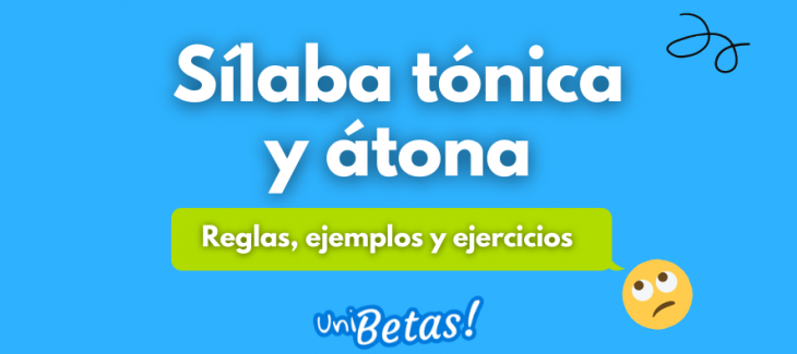 silaba tonica y atona ejemplos y ejercicios que es la silaba tonica y atona