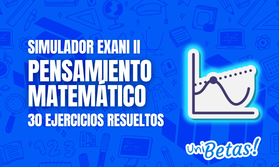 Examen simulador guía EXANI II Pensamiento Matemático V.2 1