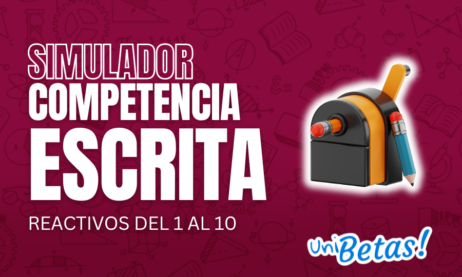 Simulador examen IPN Competencia Escrita 20 reactivos