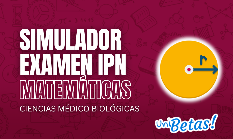 Examen Simulador IPN Matemáticas CMB P.5 – Reactivos 41 al 50