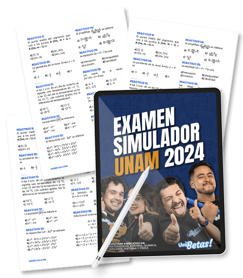 Examen Simulador UNAM 2024 Ebook