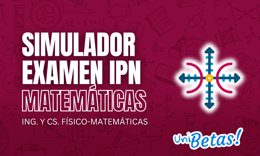 Simulador examen IPN IyCFM 50 reactivos de Matemáticas V.2