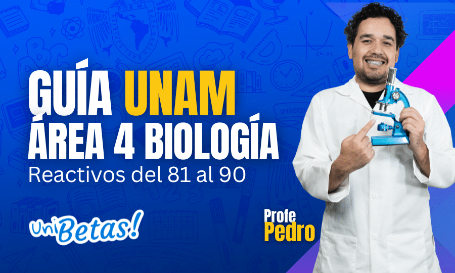 GUÍA unam ÁREA 4 Biología Reactivos del 81 al 90