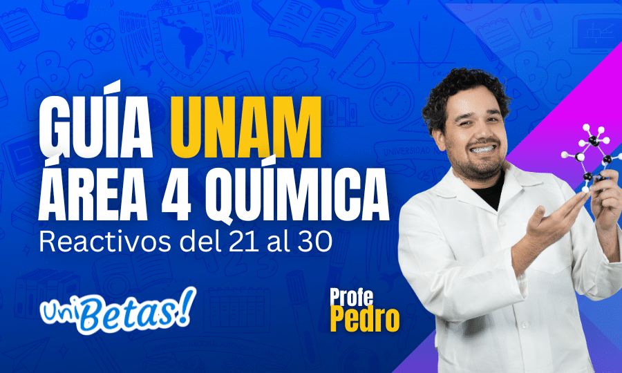 GUÍA unam ÁREA 4 Química Reactivos del 21 al 30