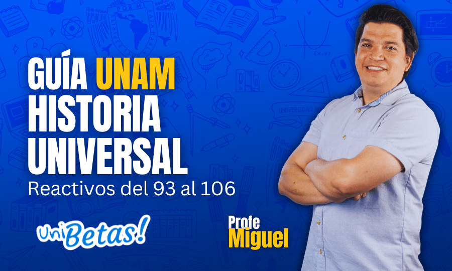 GUÍA unam área 3 Historia universal Reactivos del 93 al 106