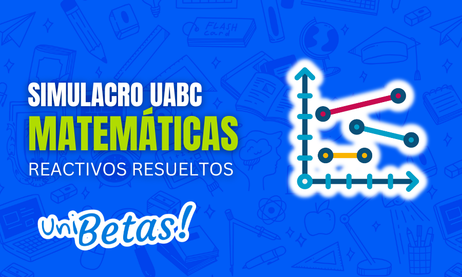 Mini simulacro UABC de Matemáticas Reactivos resueltos