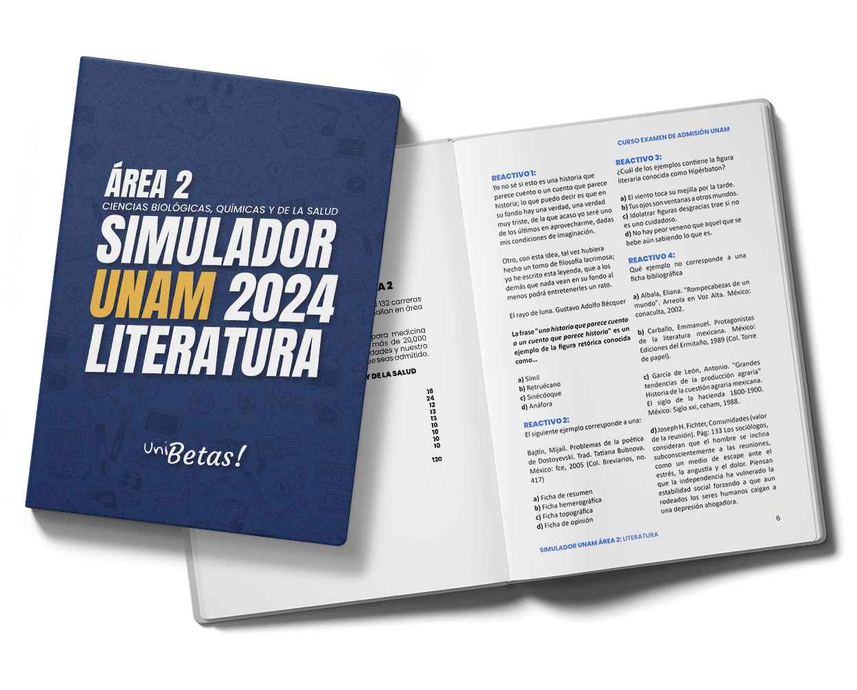 area 2 simulador literatura unam 1