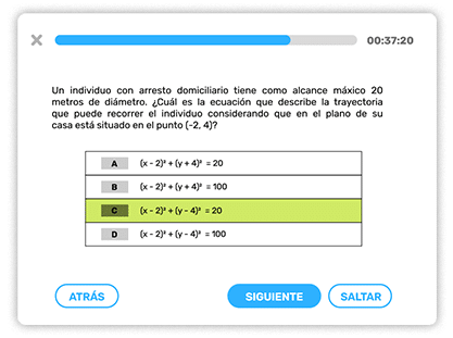 simulador para el examen de admision