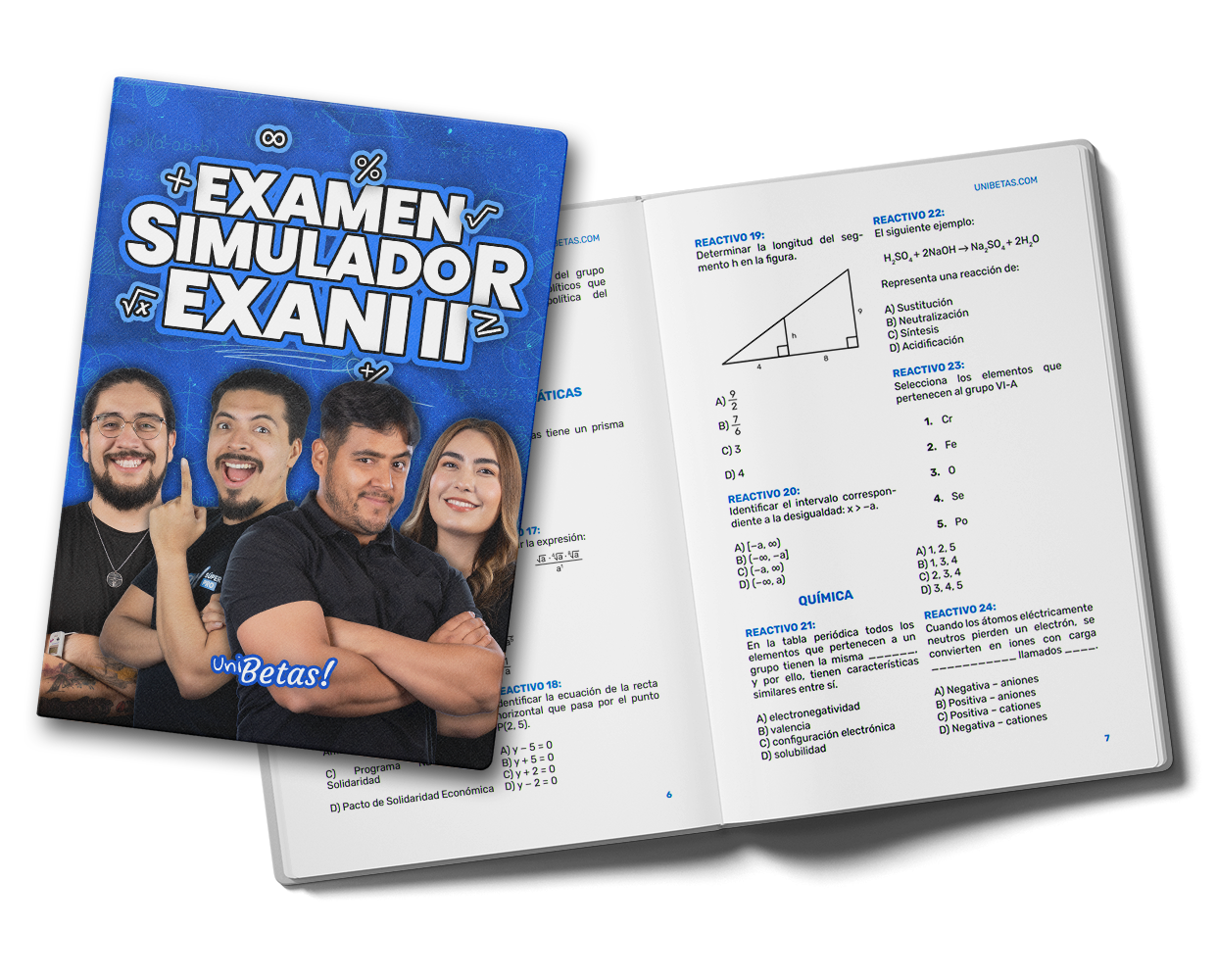 Ebook Examen Simulador Exani II 50 prepararte