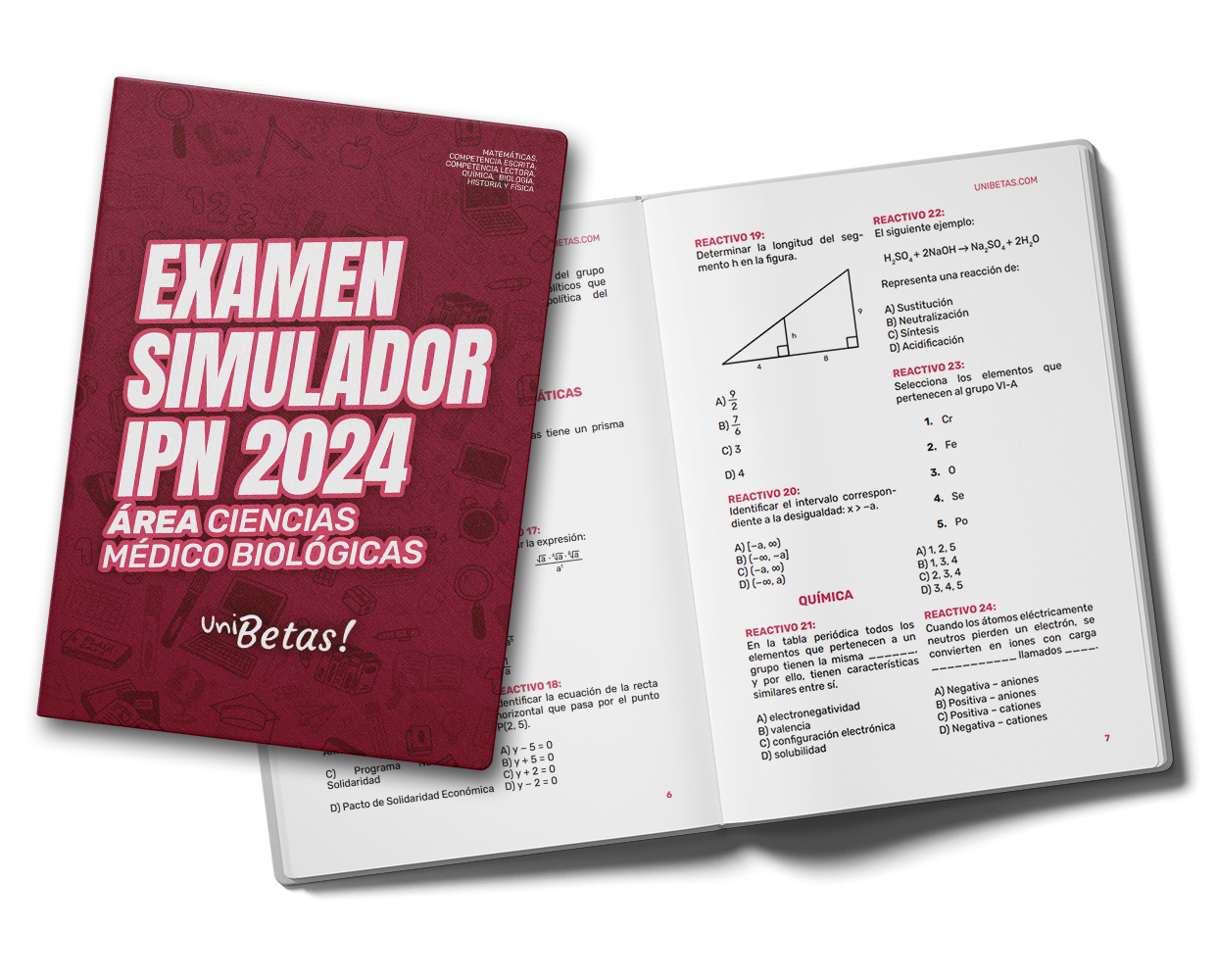 IPN Examen Simulador Ciencias Medico Biologicas