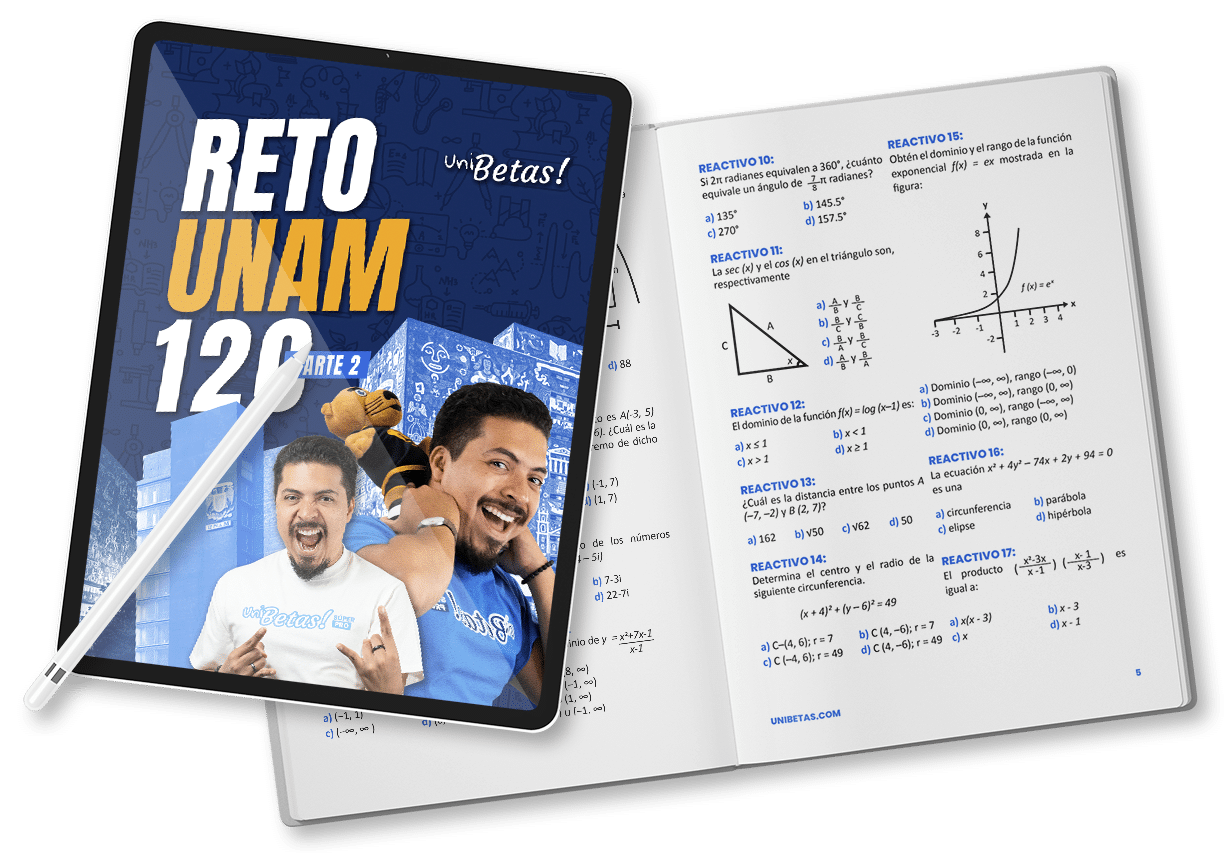 Reto UNAM 120 2da parte 20 reactivos