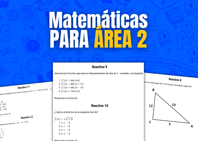 examen simulador Matemáticas PARA ÁREA 2