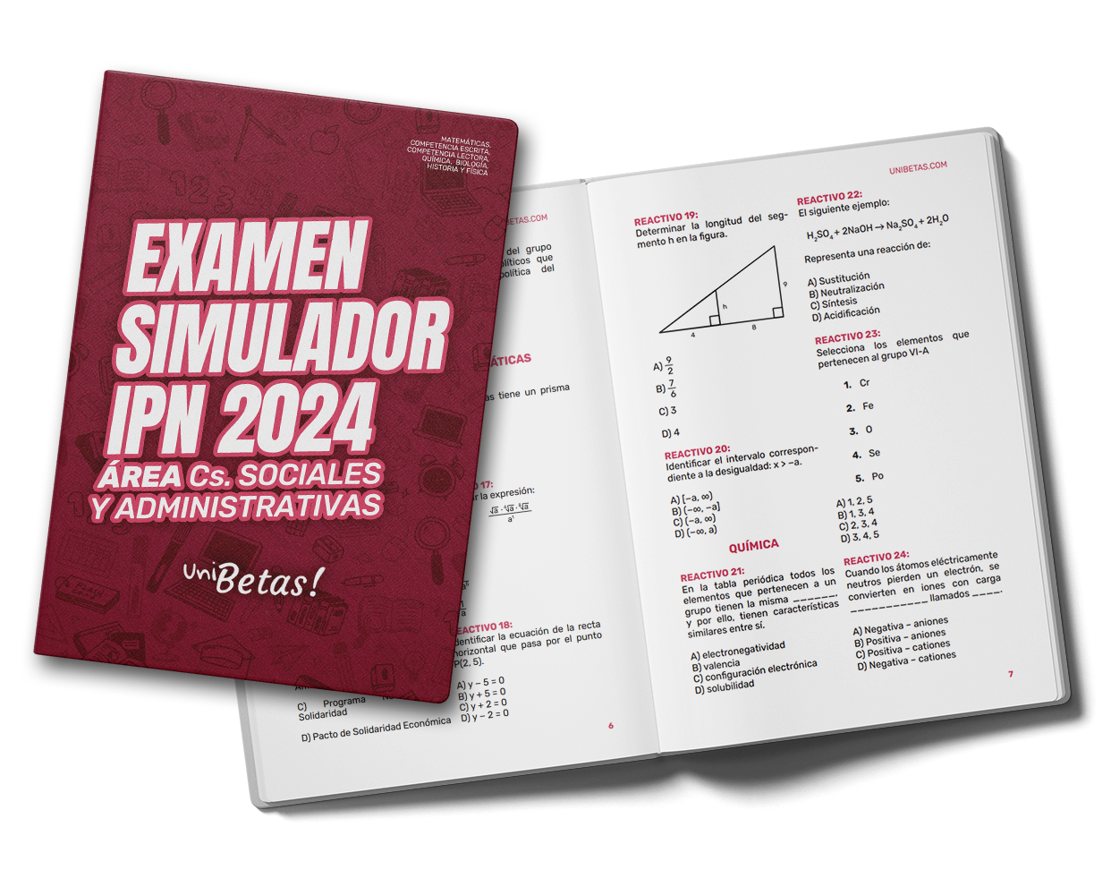 examen simulador ipn 2024 csya