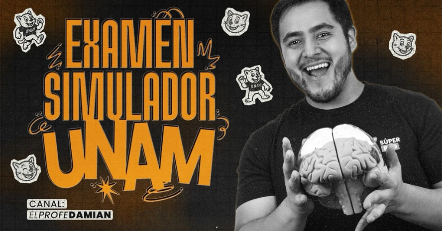 simulador profe damian examen unam 2026