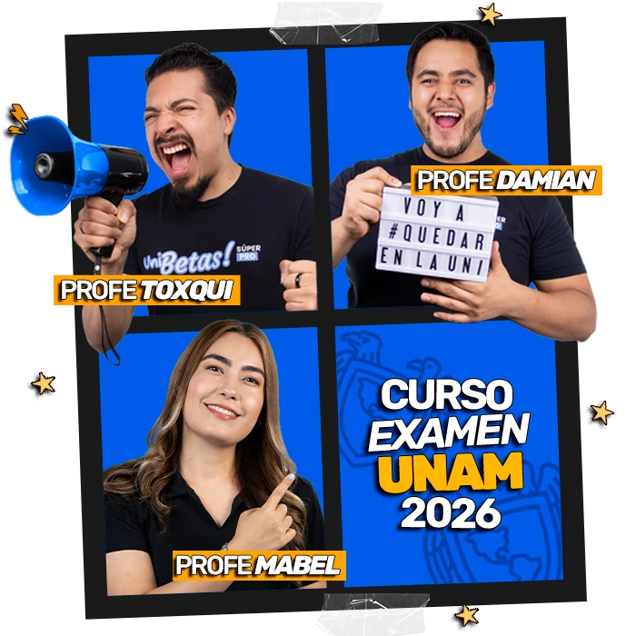 profesores del curso para el examen de la unam 2026