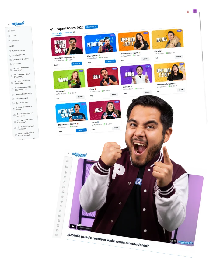 unibetas curso online para el examen de admision